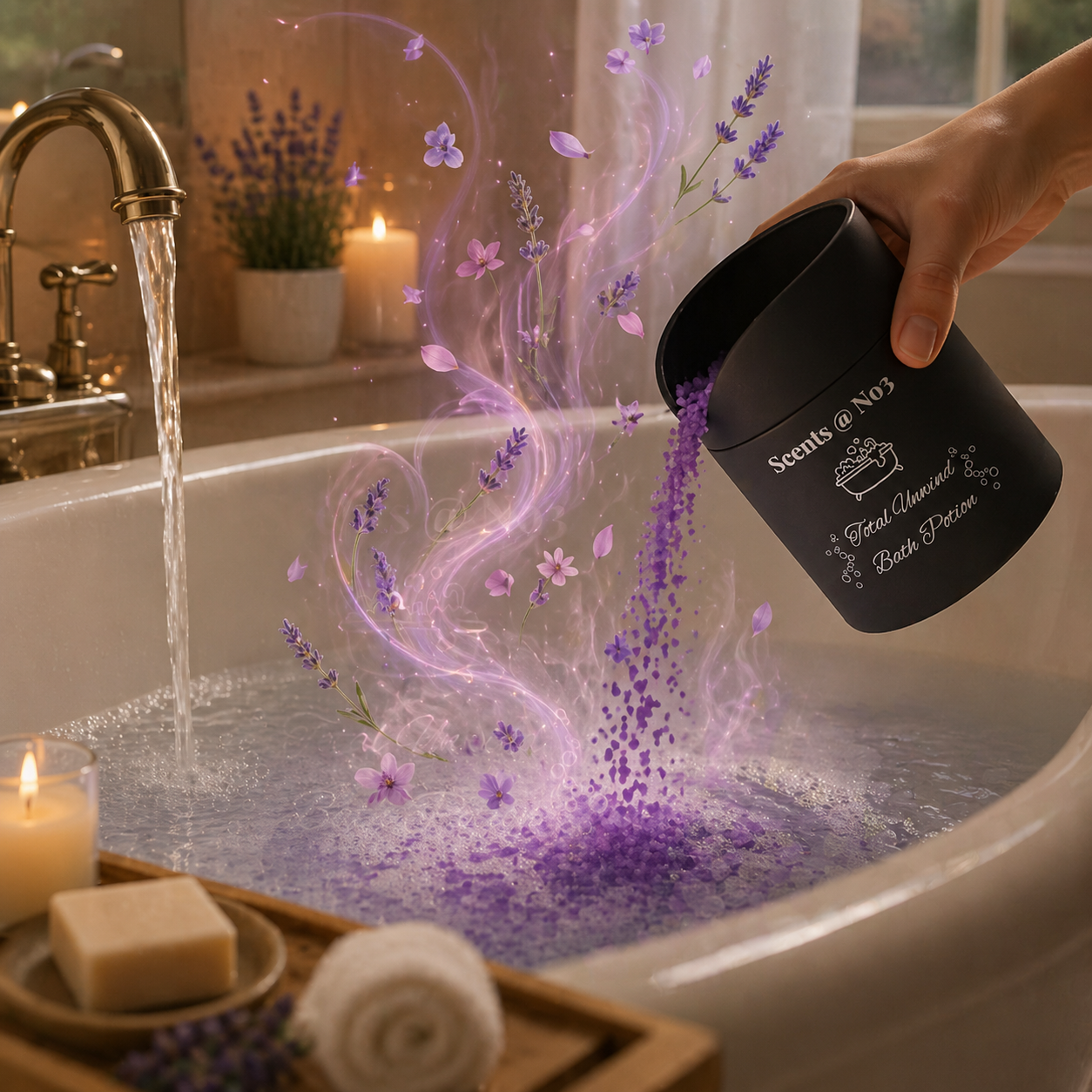 Relax, switch off, and sink into a soothing soak.