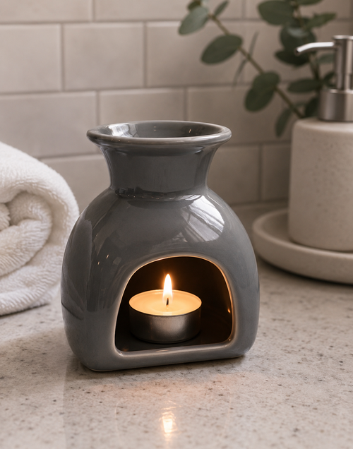 Mia - Grey Tealight Burner