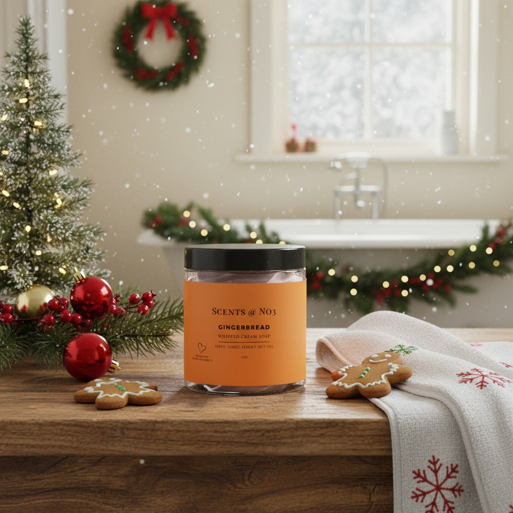 Gingerbread Whipped Cream Soap