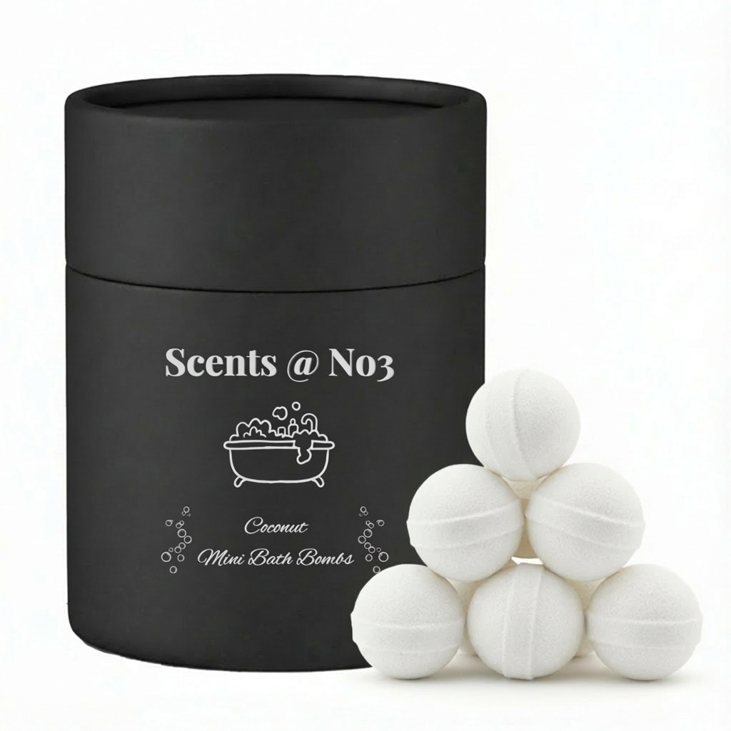 Coconut Mini Bath Bombs