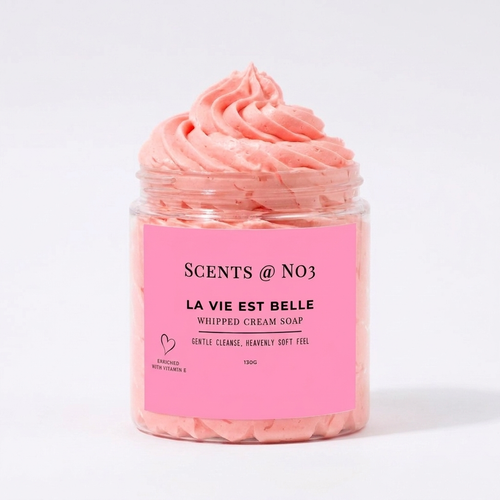 La Vie Est Belle Whipped Cream Soap