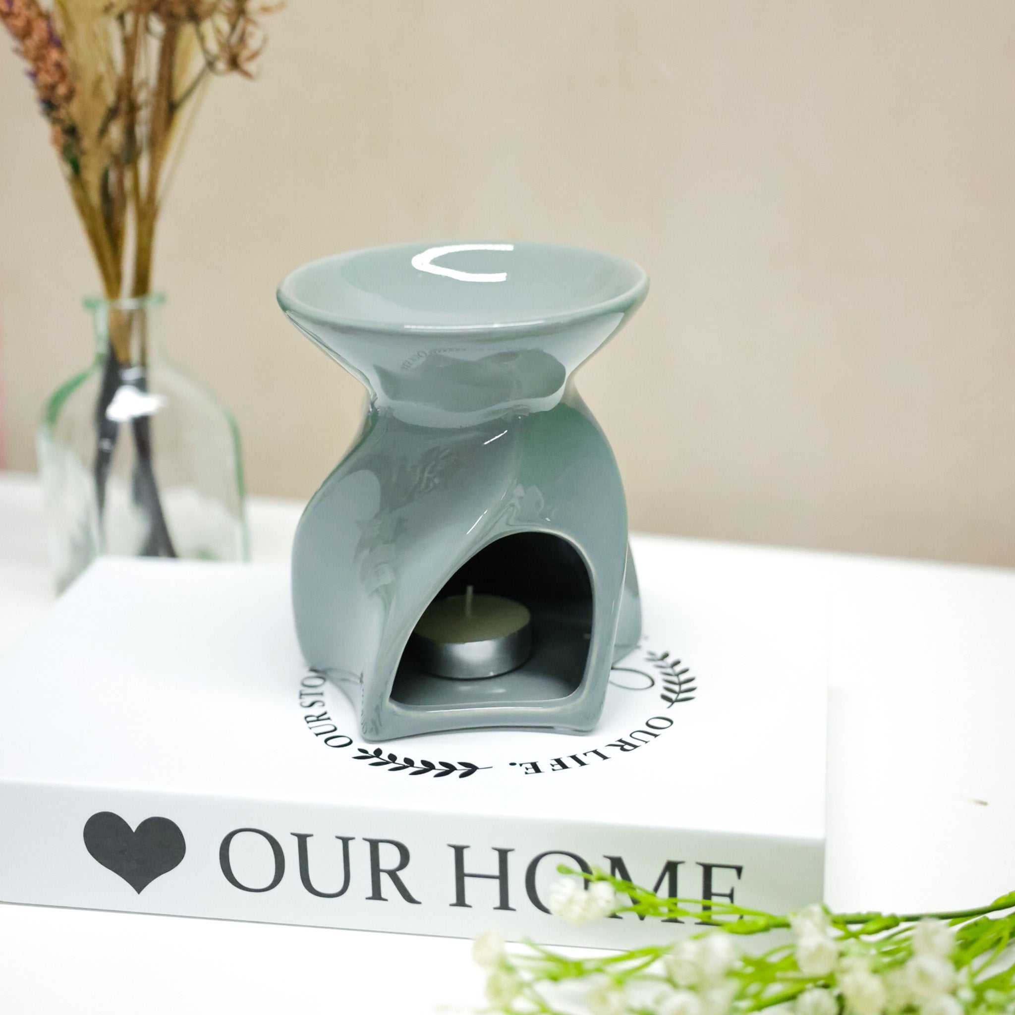 Lyon - Grey Wax Burner