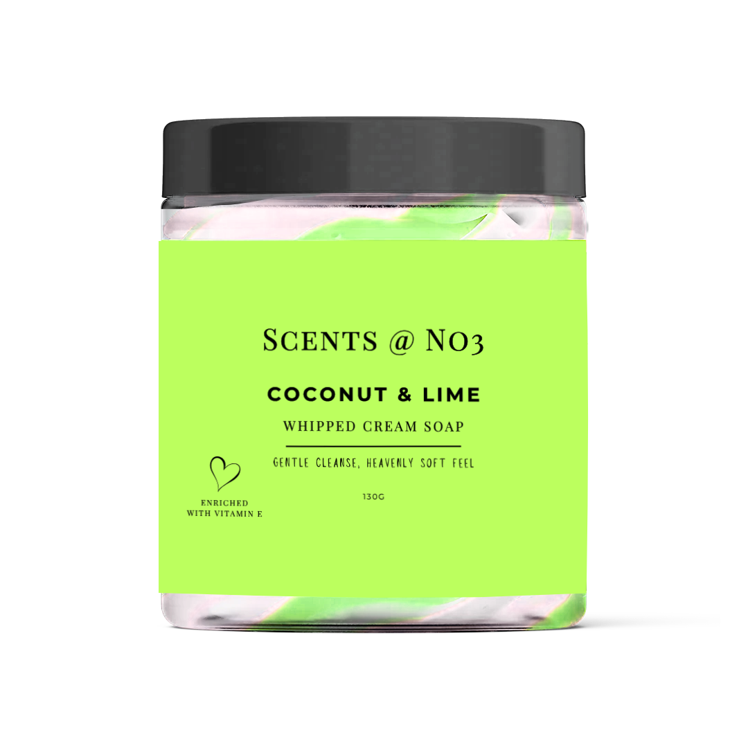 Coconut & Lime Whipped Cream Soap