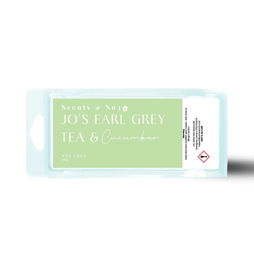 Jo's Earl Grey Tea & Cucumber Wax Melt