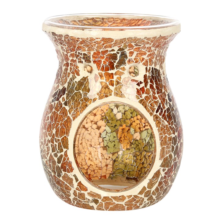 large crackle tealight burner