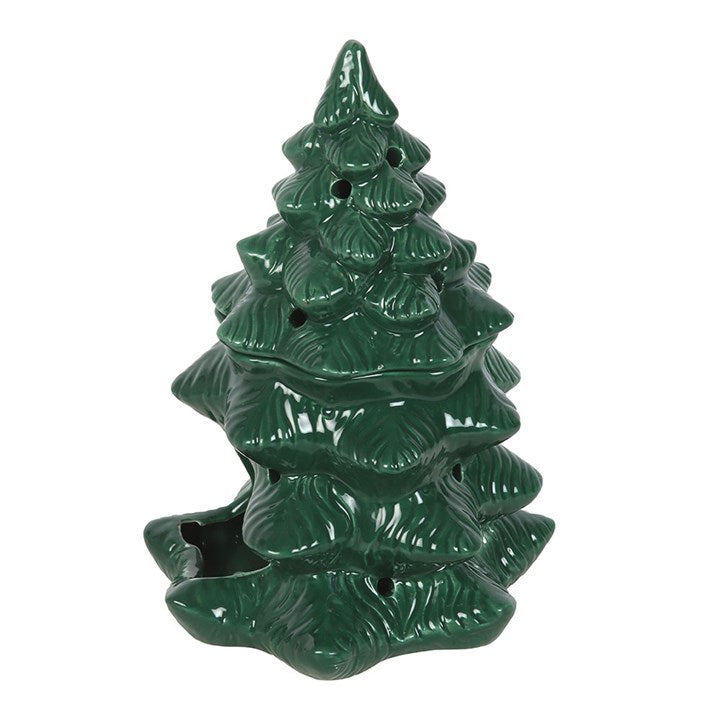 Green Fir Tree Wax Burner