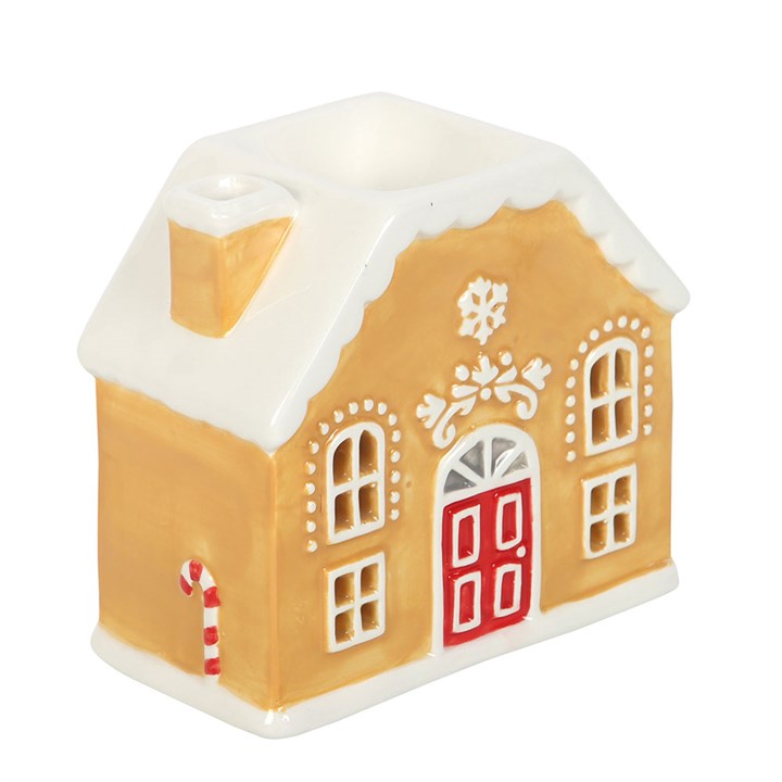 Candy Cane Gingerbread House Wax Burner