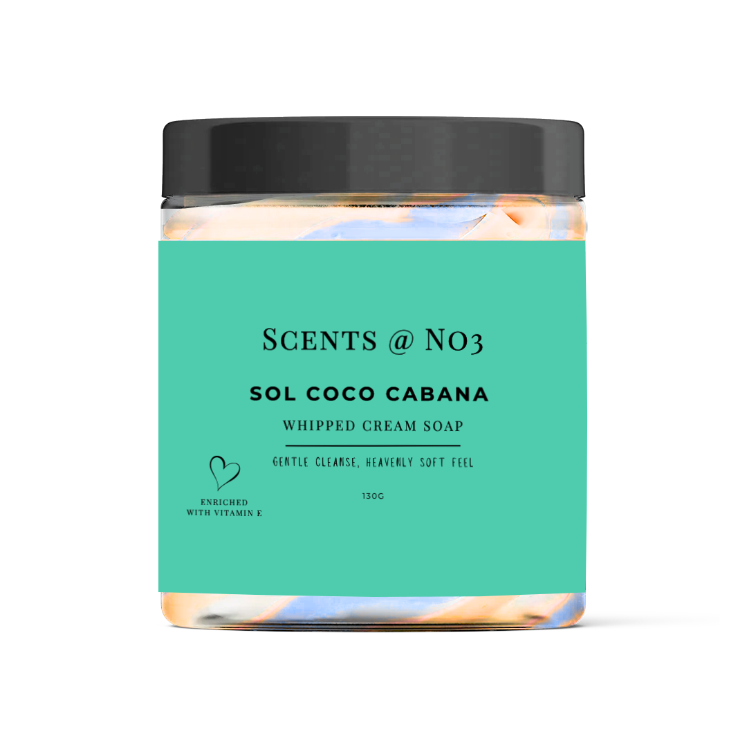 Coco Cabana Whipped Cream Soap