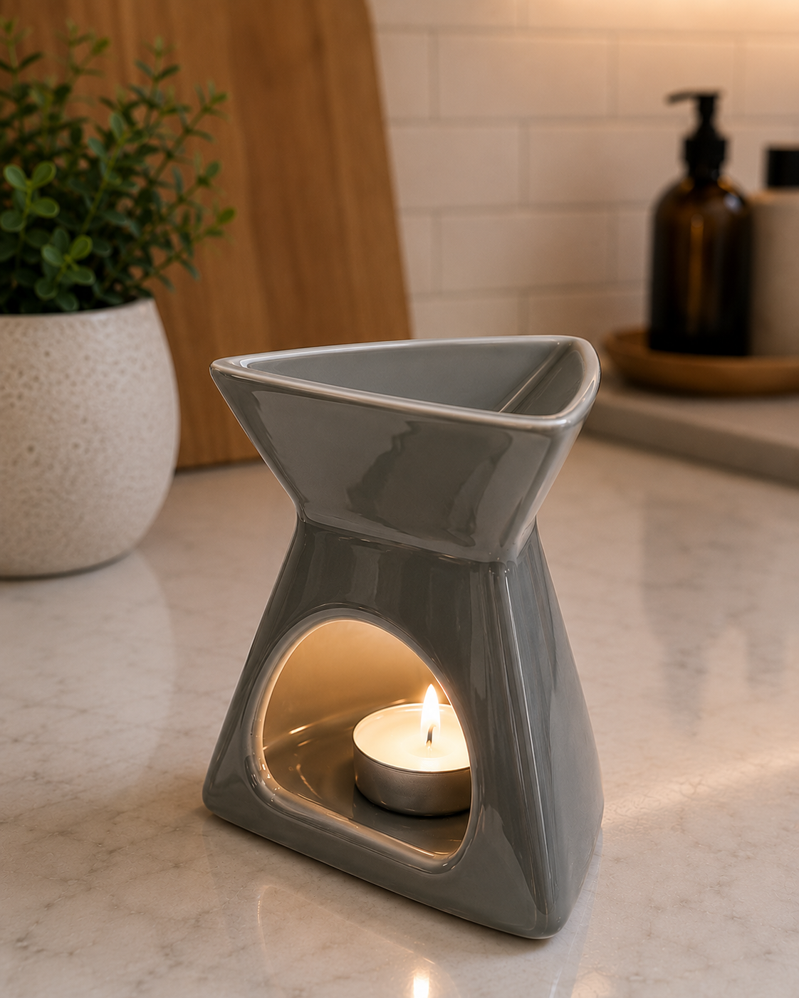 Rio - Grey Tealight Burner