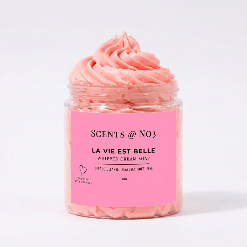 La Vie Est Belle Whipped Cream Soap
