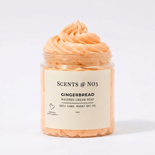 Gingerbread Whipped Cream Soap