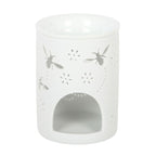 White Bee & Flower Cut Out Tealight Burner