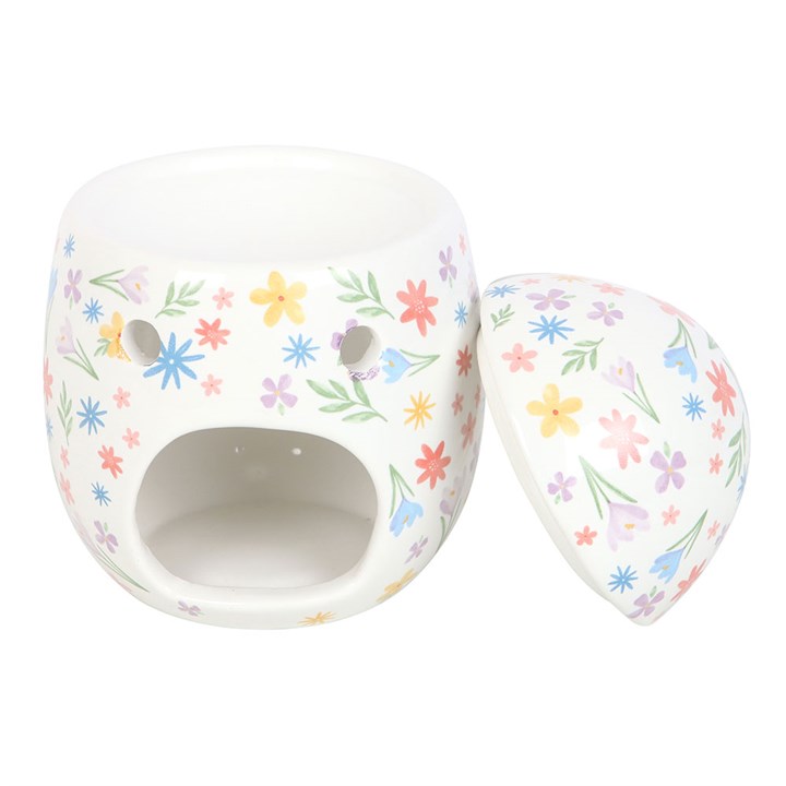 Spring Floral Egg Wax Burner