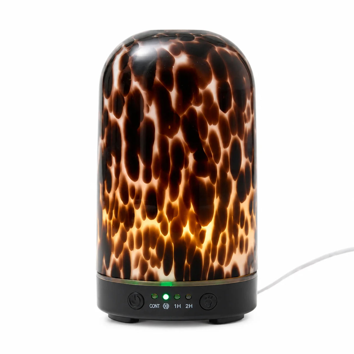 Tortoiseshell Glass Electric Diffuser — Brown