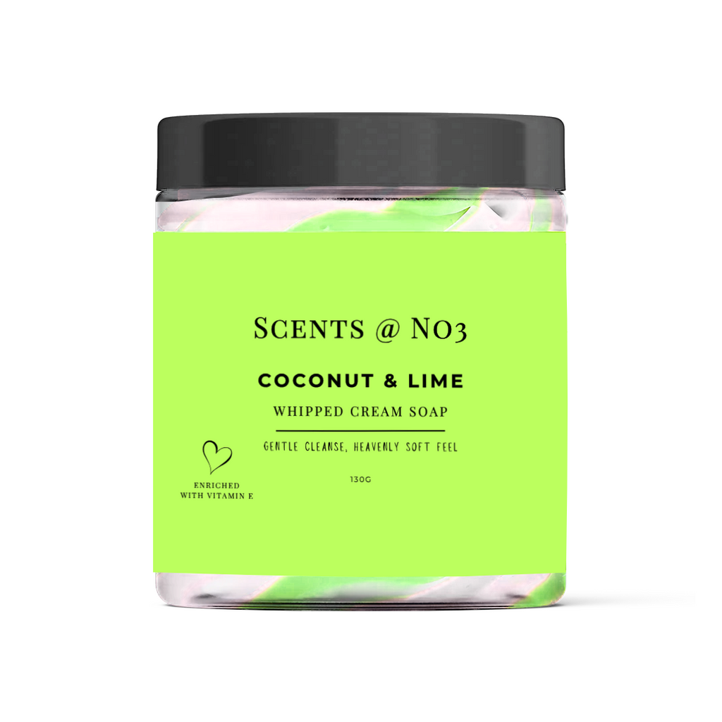 Coconut & Lime Whipped Cream Soap