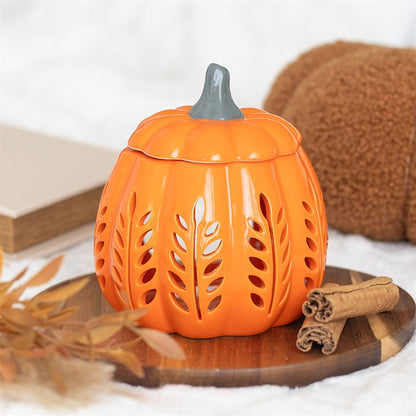 Orange Leaf Cut Out Wax Burner