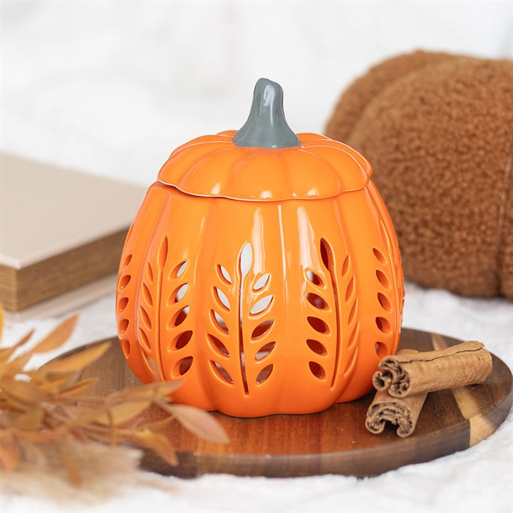 Orange Leaf Cut Out Wax Burner