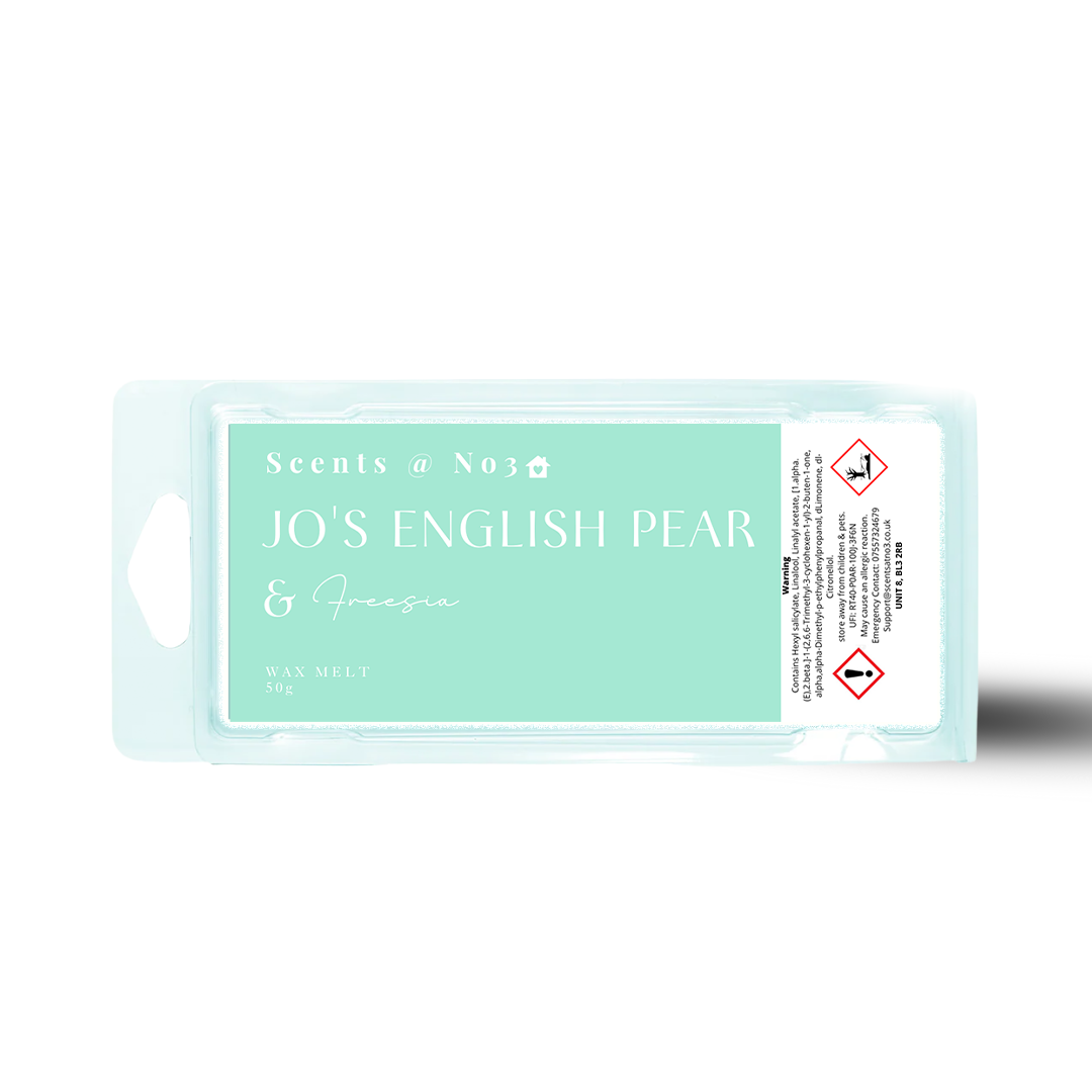 Jo's English Pear & Freesia Wax Melt