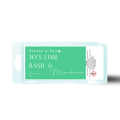 Jo's Lime Basil & Mandarin Wax Melt