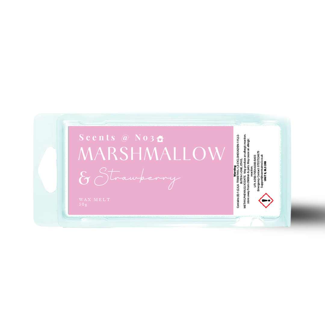 Marshmallow & Strawberry Wax Melt