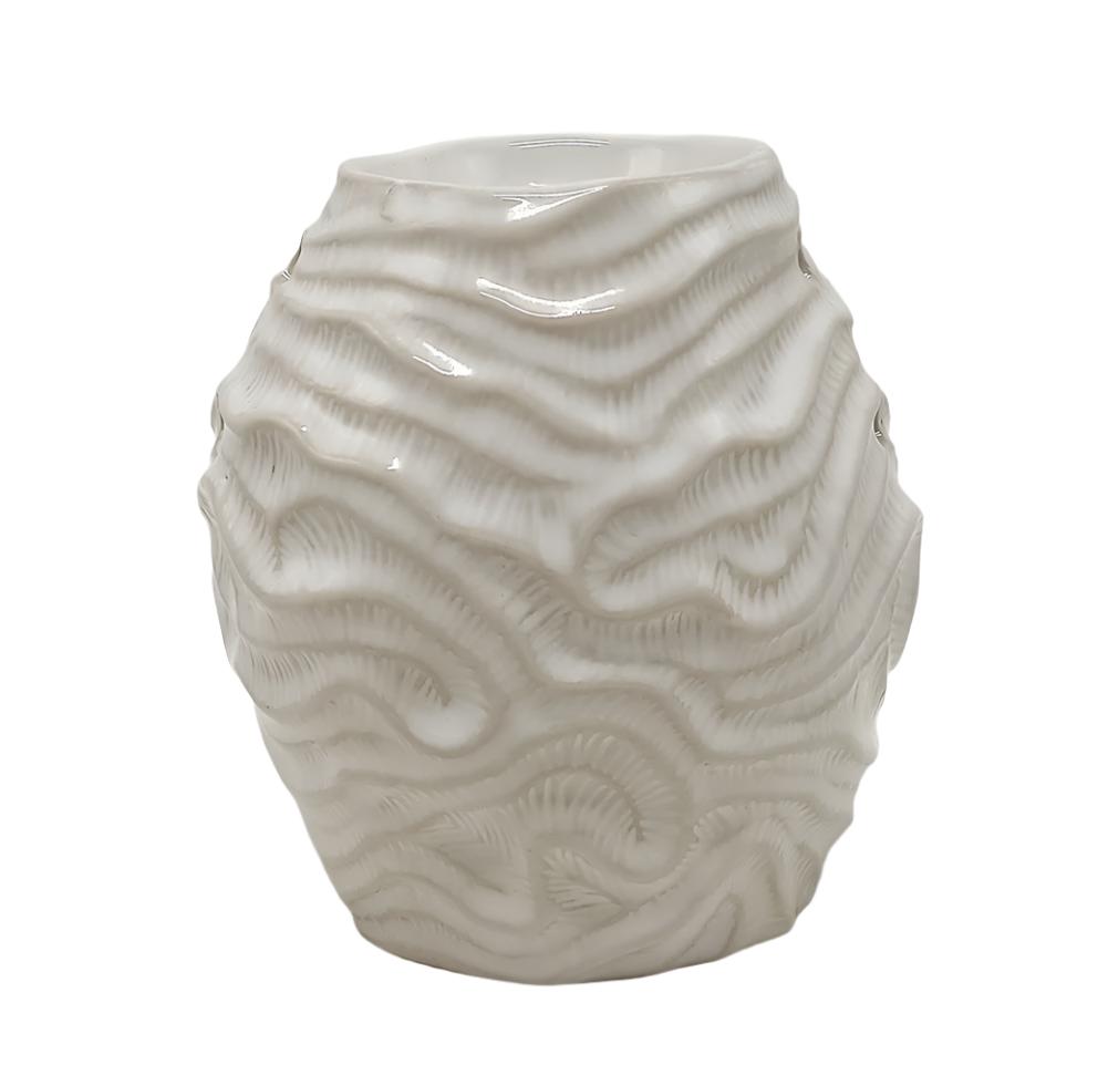 Organic Coral Ceramic Wax Burner