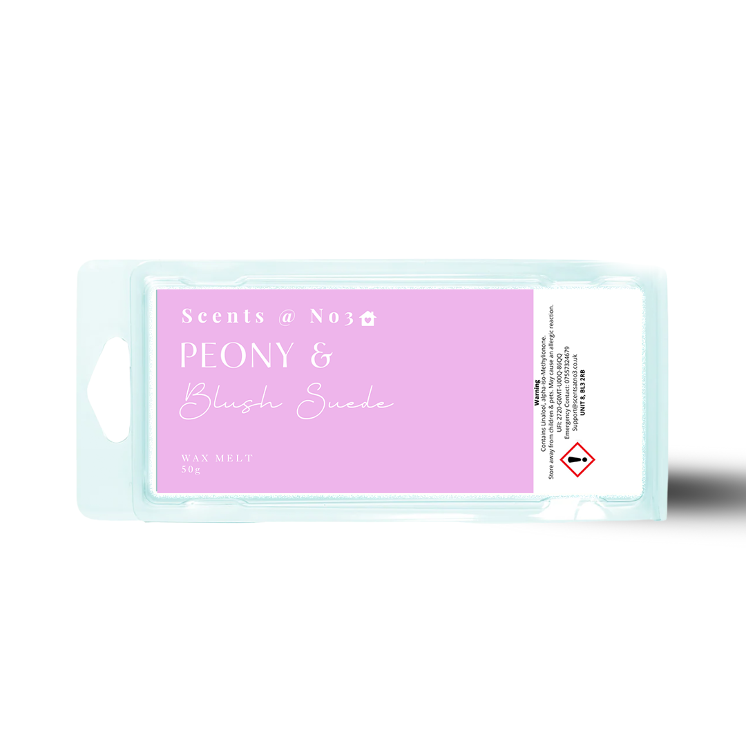 Peony & Blush Suede Wax Melt