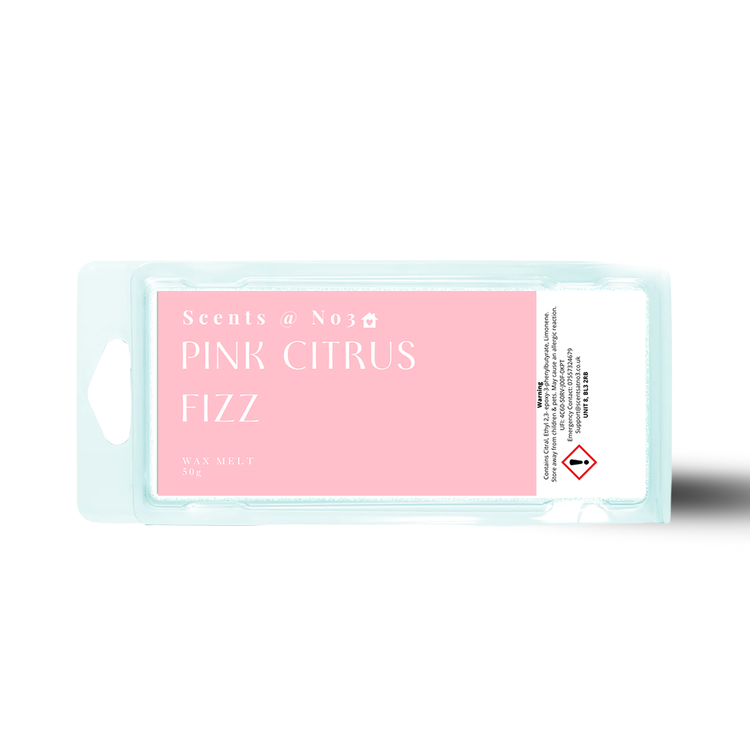 Pink Citrus Fizz Wax Melt