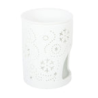 White Snowflake Cut Out Tealight Burner