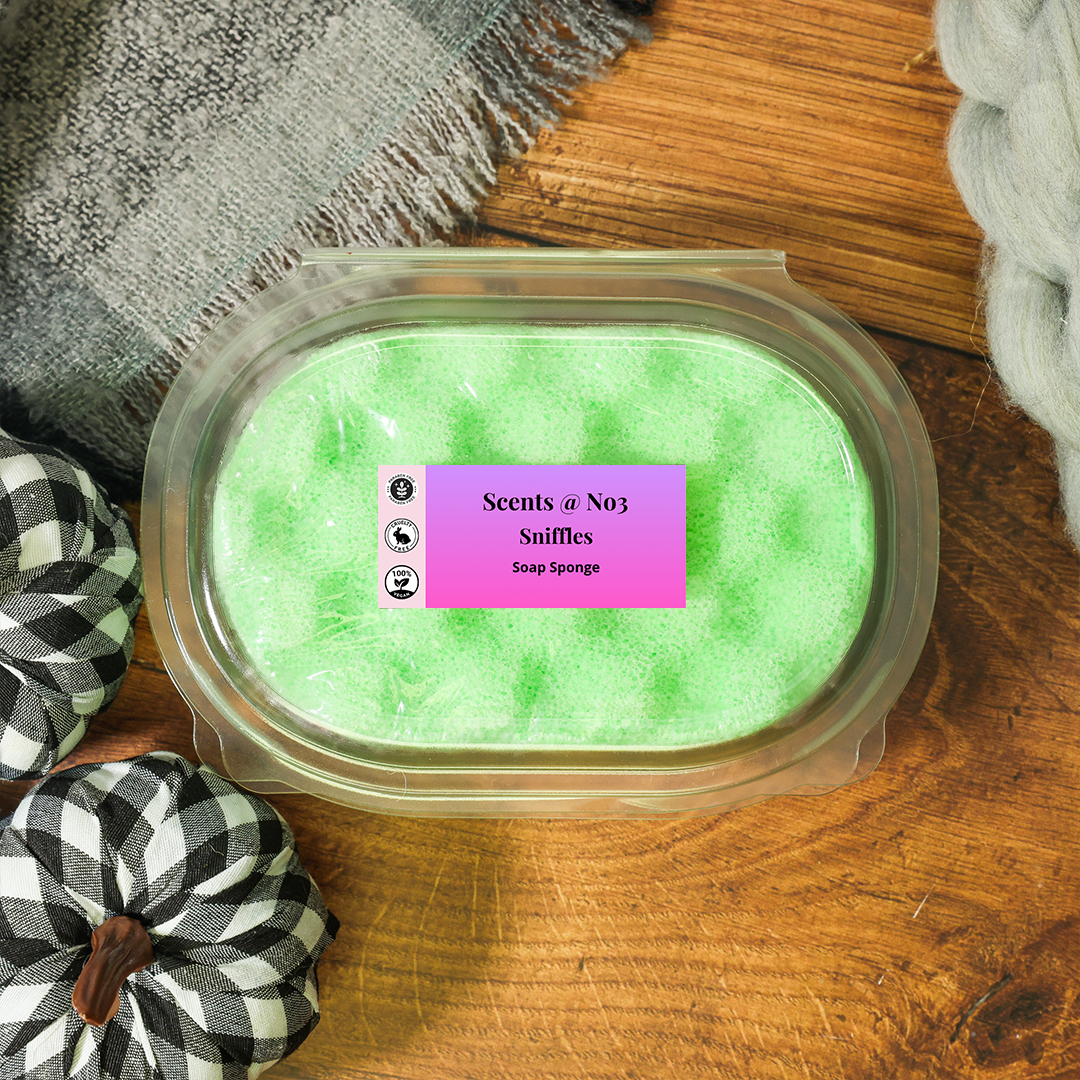 Sniffles Exfoliating Soap Sponge