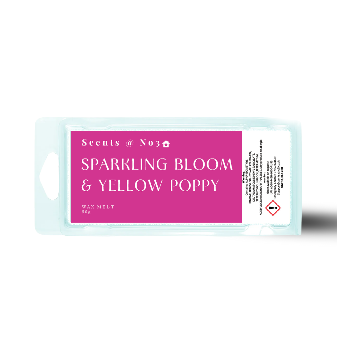 Sparkling Bloom & Yellow Poppy Wax Melt
