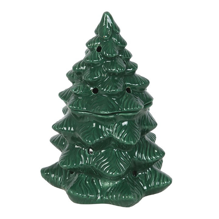 Green Fir Tree Wax Burner