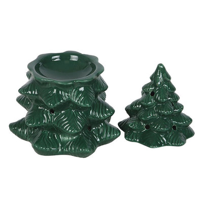 Green Fir Tree Wax Burner
