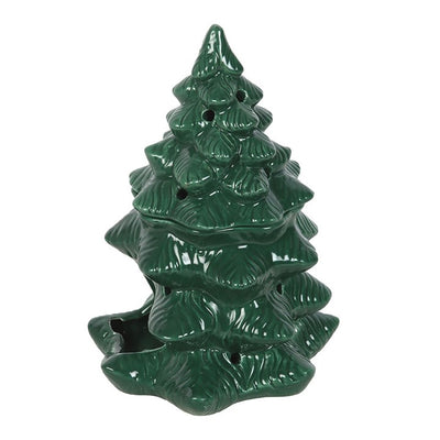 Green Fir Tree Wax Burner