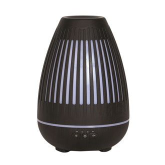 LED Ultrasonic Diffuser - Oval Grill Dark Wood