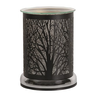 Black Silhouette Forest Wax Melter