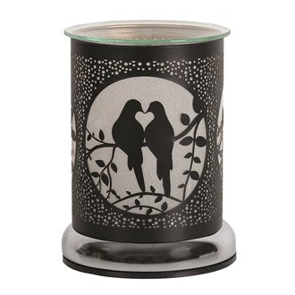 Black Silhouette Doves  Electric Wax Melter