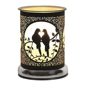 Black Silhouette Doves  Electric Wax Melter