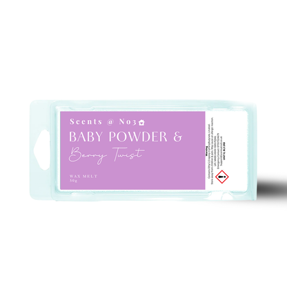 Baby Powder & Berry Twist Wax Melt
