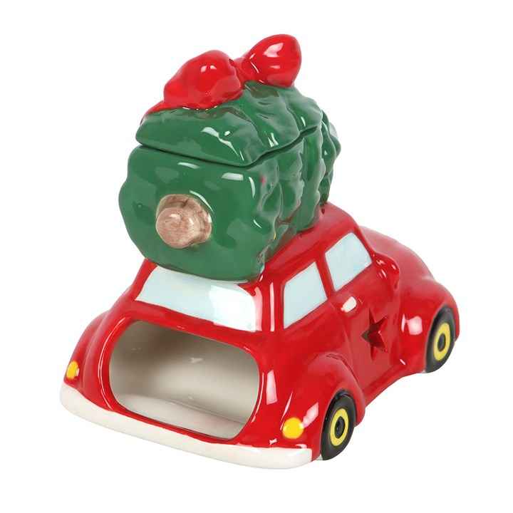 Car With Christmas Tree Tealight Burner