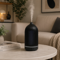 Electric Black Ribbed Aroma Diffuser