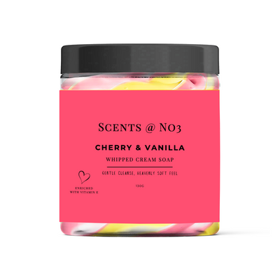 Cherry & Vanilla Whipped Cream Soap