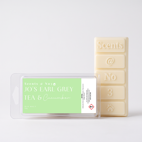 Jo's Earl Grey Tea & Cucumber Wax Melt