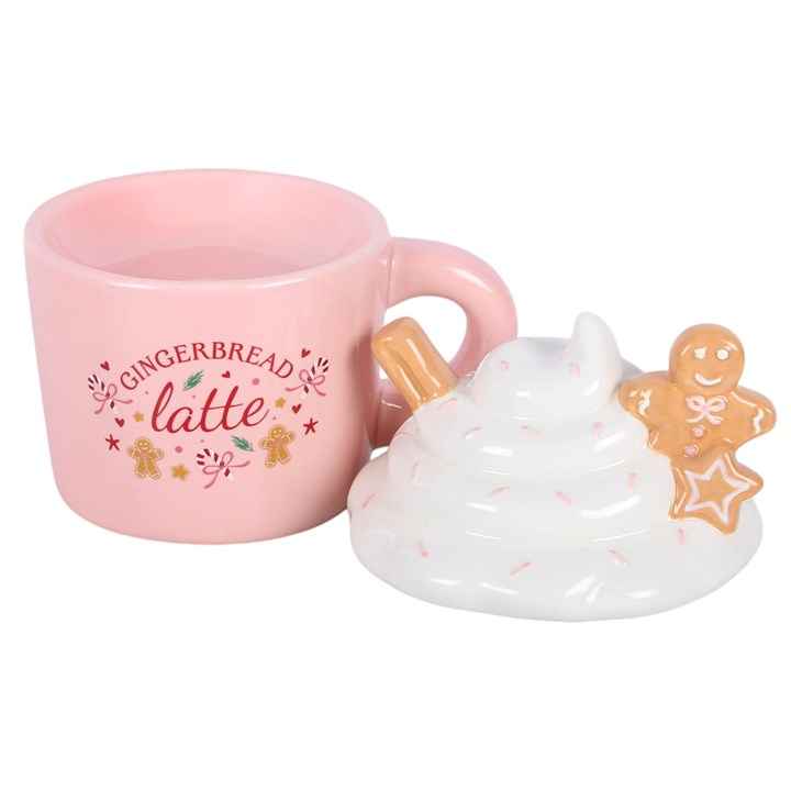 Pink Gingerbread Latte Tealight Burner