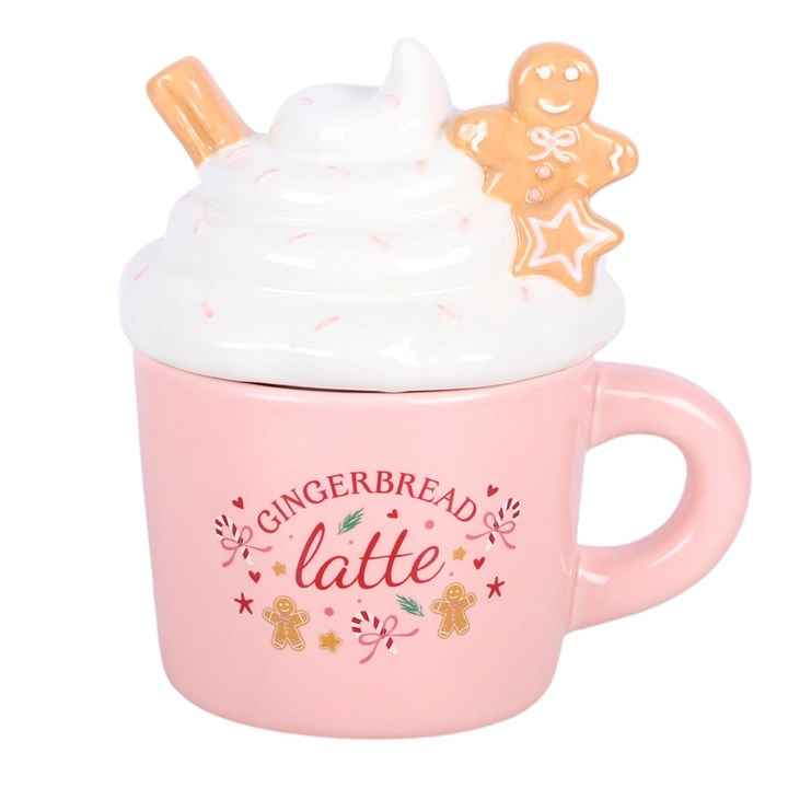 Pink Gingerbread Latte Tealight Burner