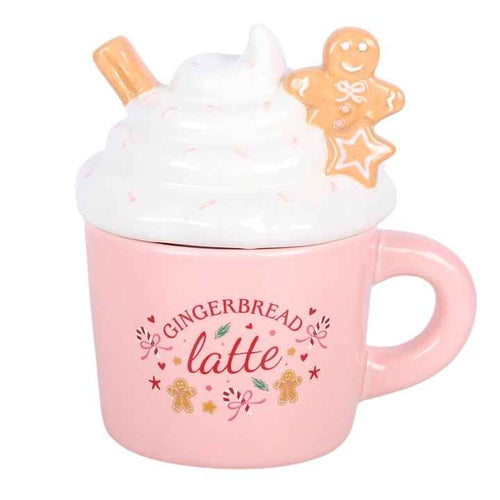Pink Gingerbread Latte Tealight Burner