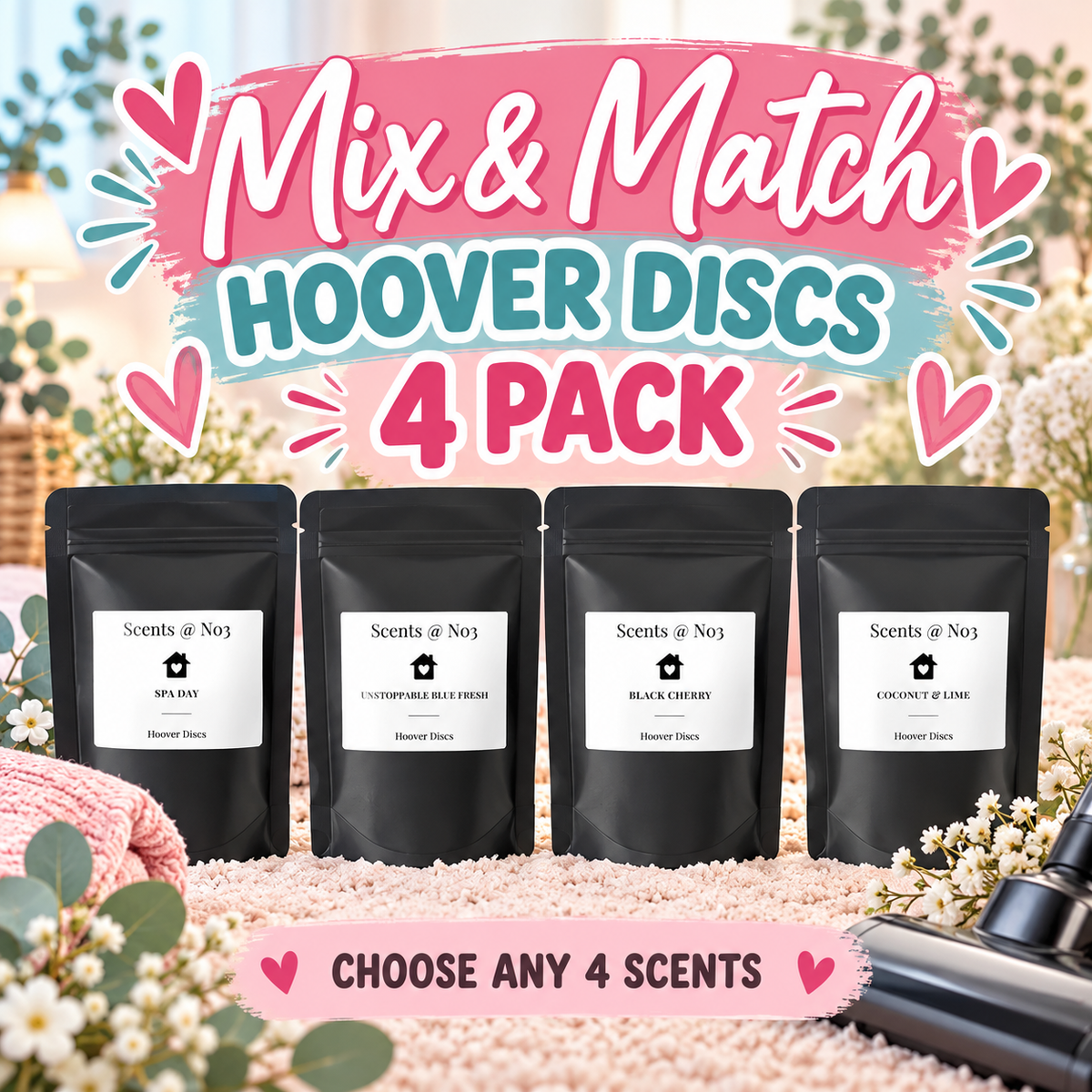 Mix & Match Hoover Disc 4-Pack