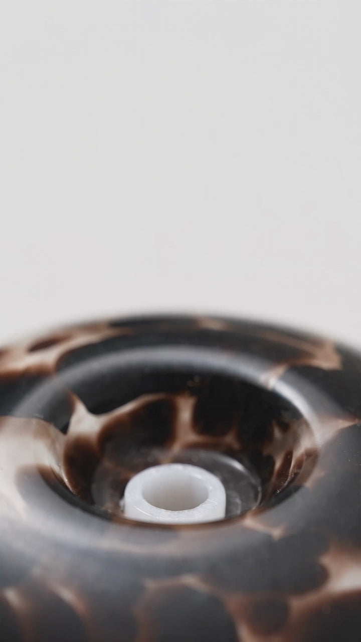 Tortoiseshell Glass Electric Diffuser — Brown