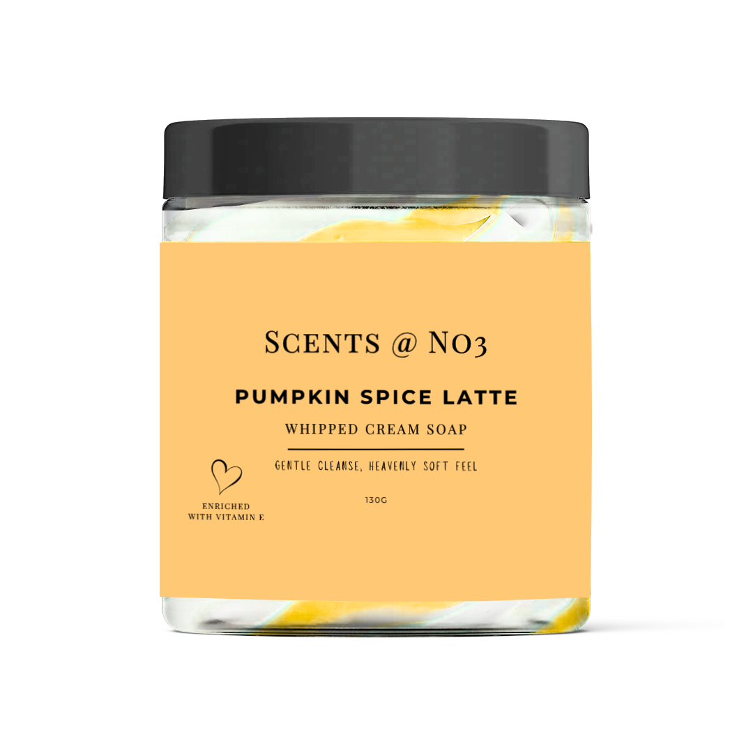 Pumpkin Spice Latte Whipped Cream Soap