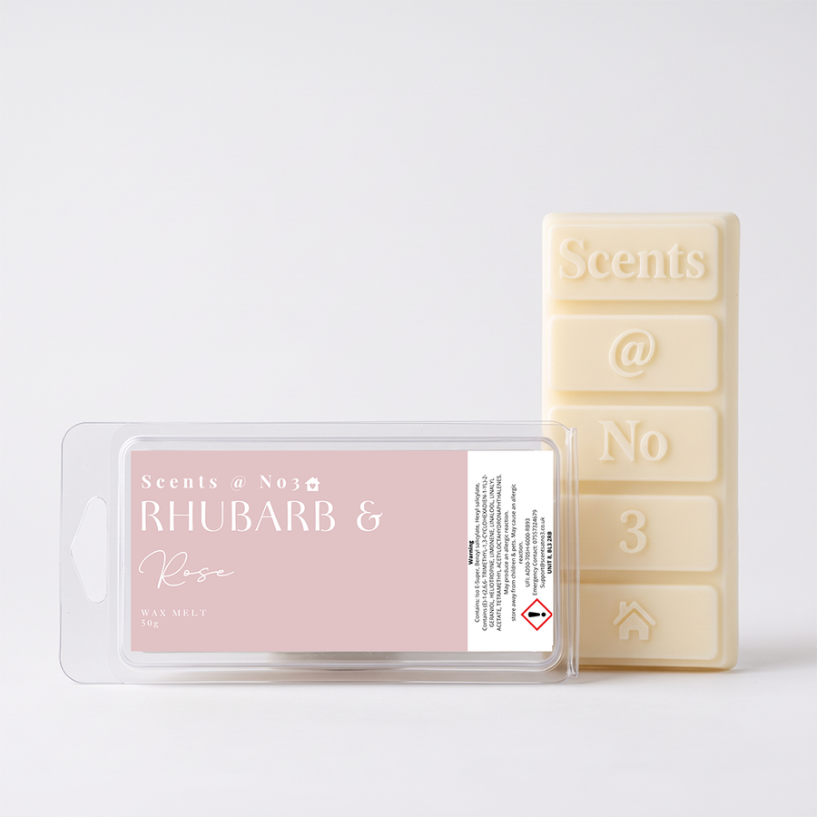 Rhubarb & Rose Wax Melt